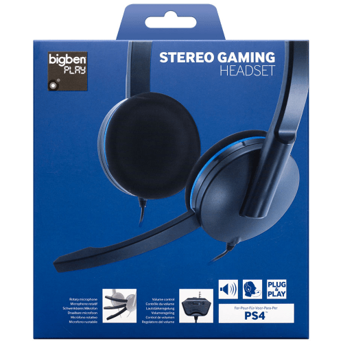 BIG BEN WIRED HEADPHONES PS4 BIG BEN WIRED HEADPHONES PS4